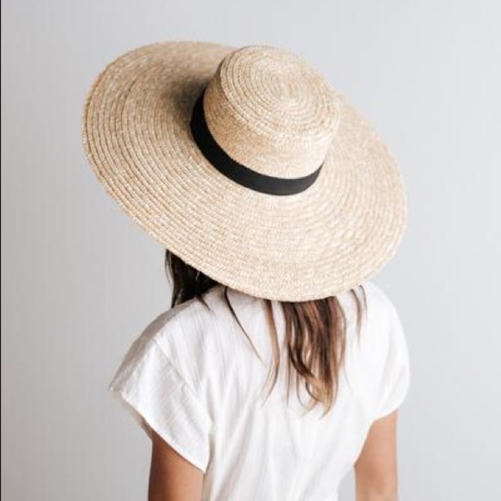 Gigi Pip Wide Brim Straw Sun Hat